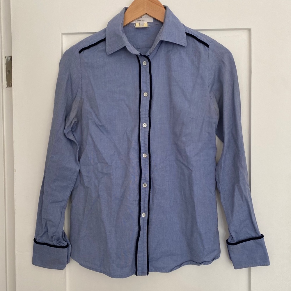 Paul and Joe blue button-down shirt